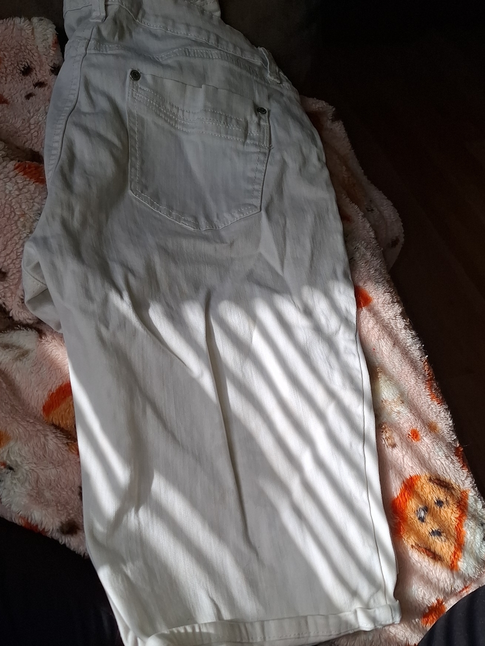 Classic Women's White Jean Shorts